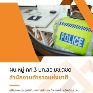 หนังสือสอบราชการ ผบ.หมู่ กก.3 บก.สอ.บช.ตชด สำนักงานตำรวจแห่งชาติ